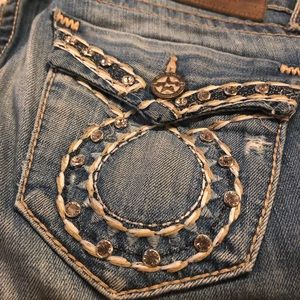 Big Star “Liv” crystal bootcut jeans